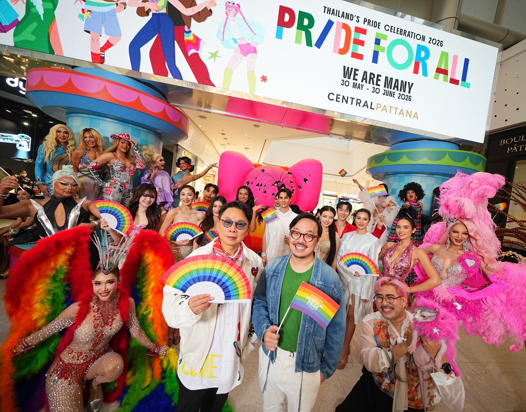 เซ็นทรัลพัฒนา ปักหมุด Thailand's Pride Celebration 2026 ปั้นไทย Pride Landmark ระดับโลก